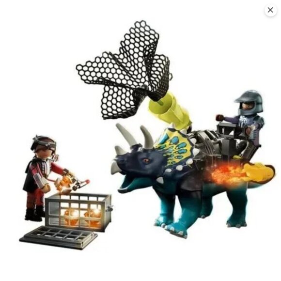 NEW Playmobil Dino Rise 70627 Triceratops Dinosaurs Battle Legendary Stones Lego - Picture 3 of 14